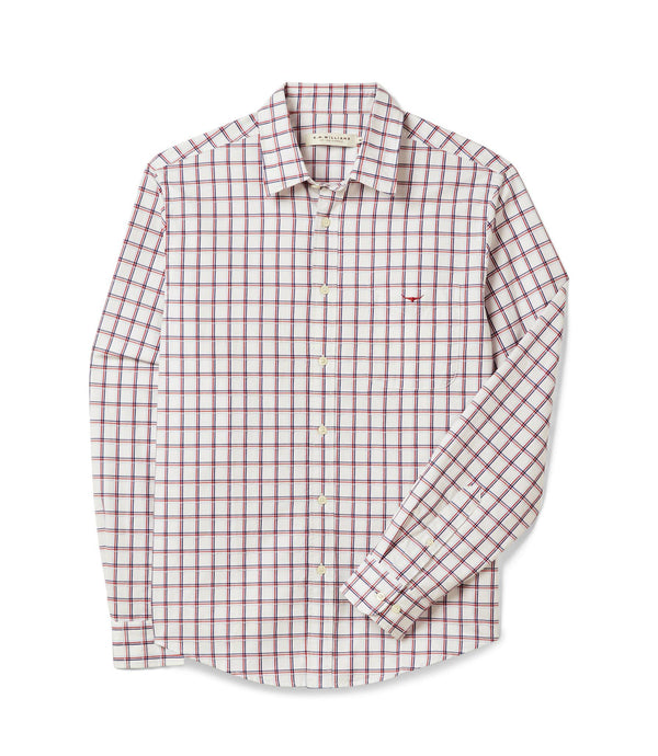 R.M.Williams - Classic Twill Check Shirt - Wht/Red/Navy