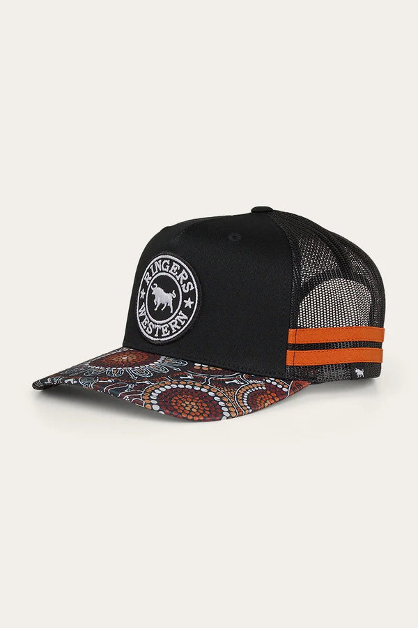 Ringers Western - Cap - Trucker - Walkabout Warrior - Blk