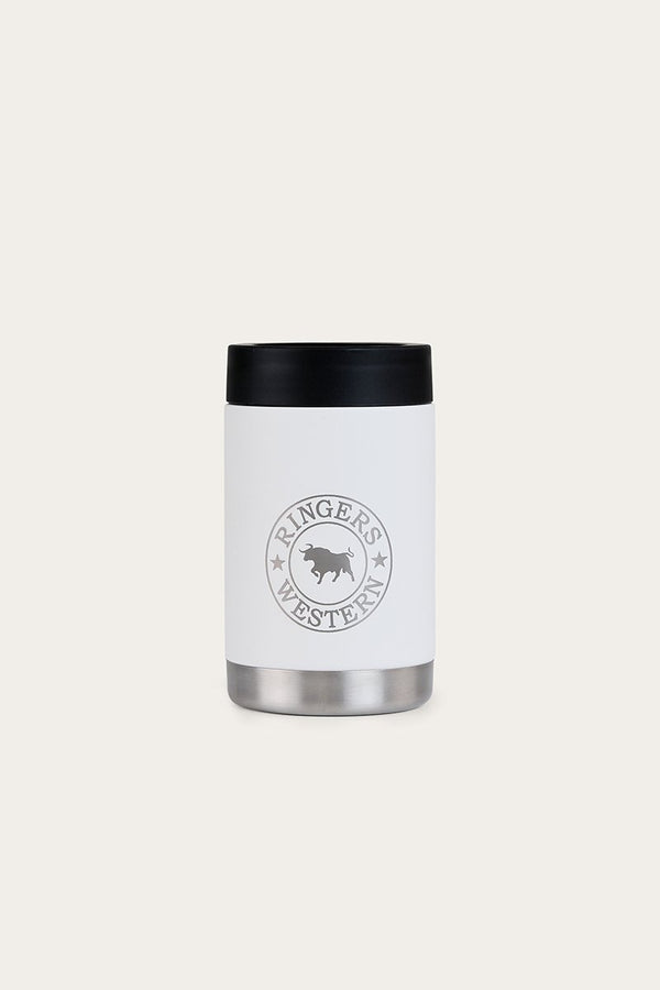 Ringers Western - Escape Can Cooler - White