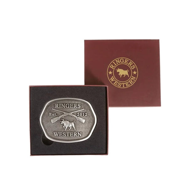 Ringers Western - Bandit Belt Buckle - Silver