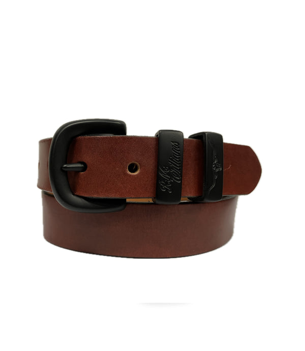 R.M.Williams - Drover Belt Slim BSD5ZCH - DeepRuby/Blck