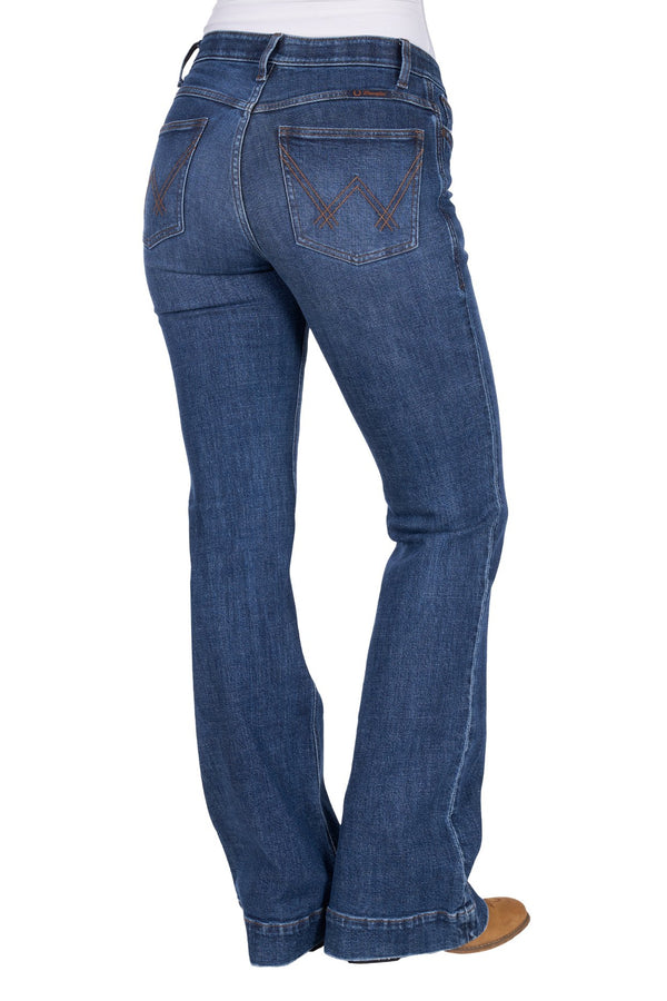 Wrangler - Womens - Willow Luna Trouser Jean-WildIndigo -34L