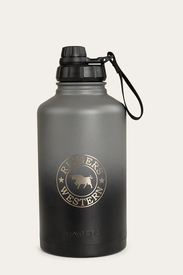 Ringers Western - Gulper Half Gallon Bottle - Black/Silver