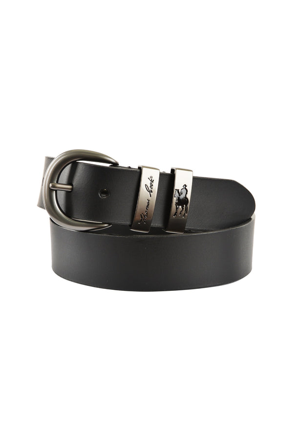 Thomas Cook - Twin Keeper Gunmetal Belt-Black/Gunmetal