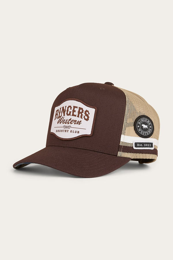 Ringers Western - Cap - Trucker - Country Club-SaddleBrown