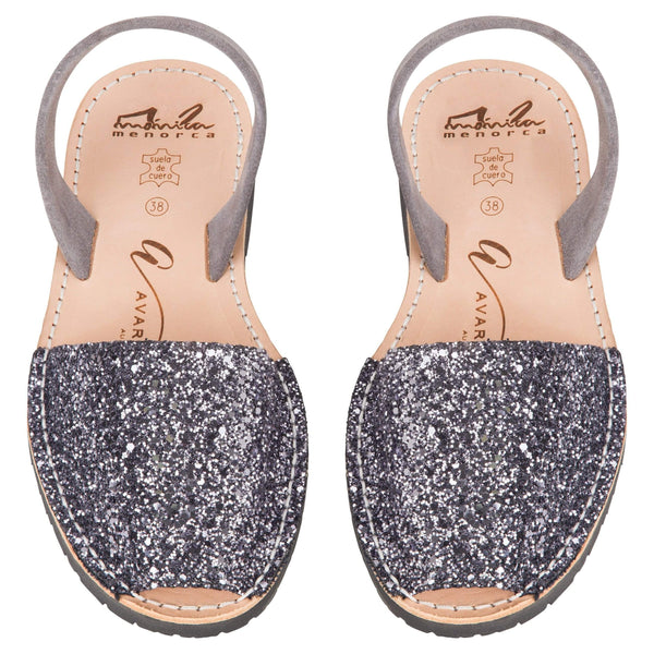 Avarcas Australia - Avarca - Gun Metal Glitter