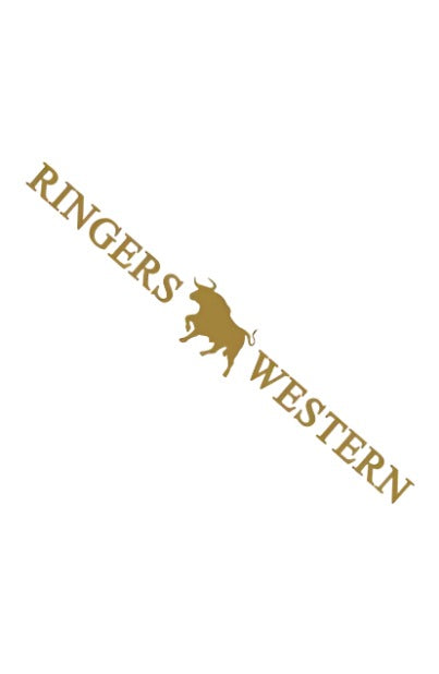 Ringers Western - Die Cut Sticker (Small) - Gold