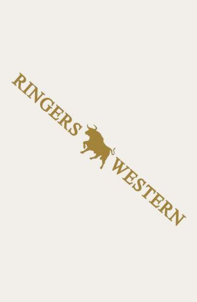 Ringers Western - Die Cut Sticker (Small) - Gold