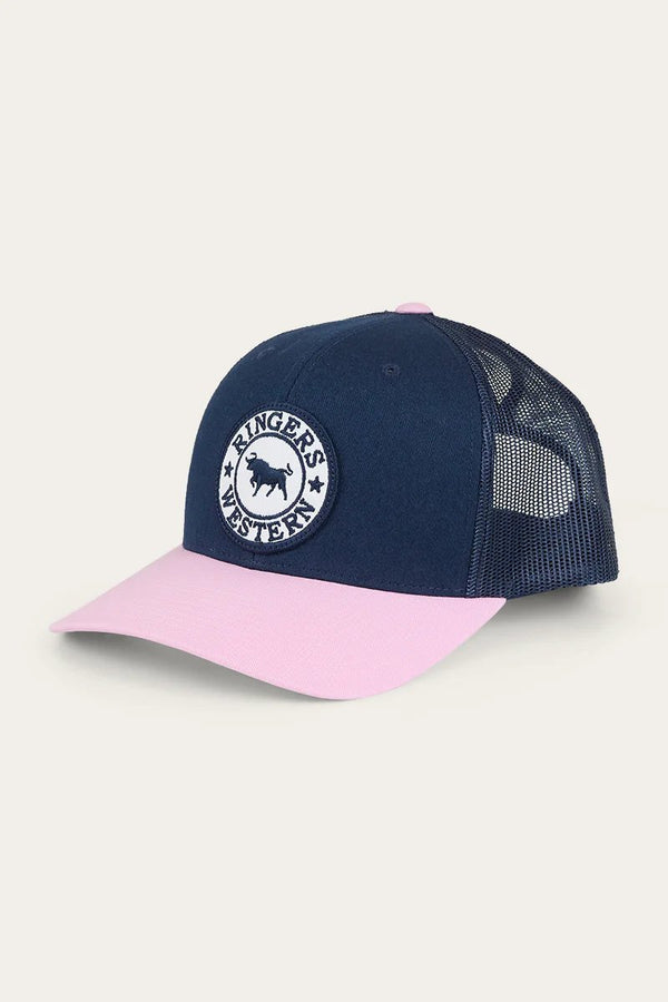 Ringers Western - Cap - Trucker - Tara Ponytail -Nvy/PPink