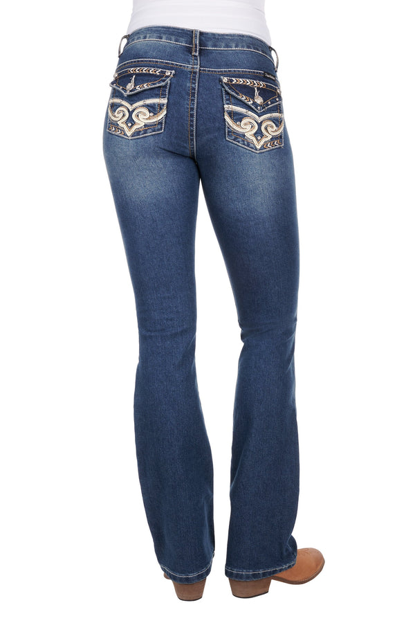 Pure Western - Womens - Brandy Boot Cut Jean - Indigo