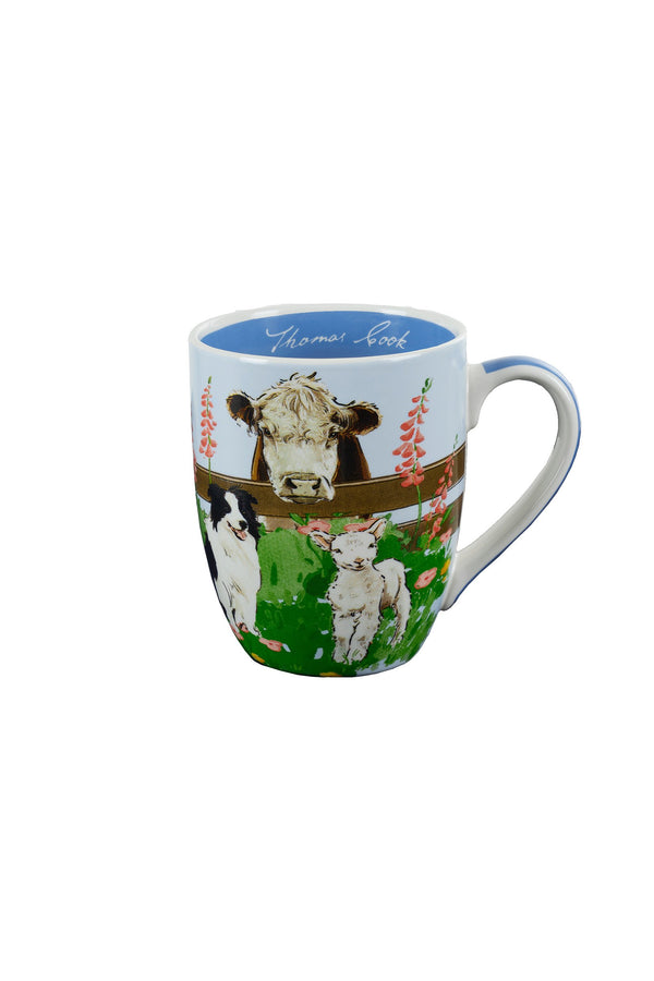 Thomas Cook - Farm Mug (Animals) - Light Blue