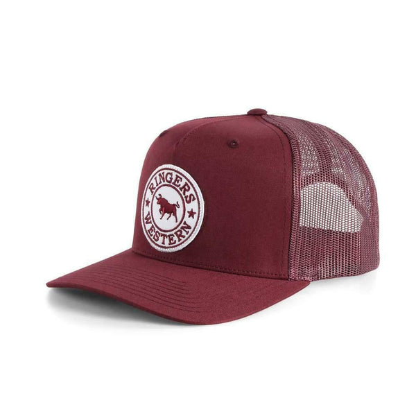 Ringers Western - Cap - Trucker - Burgundy/BurgundyMesh