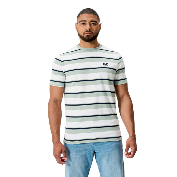 Canterbury - Mens - Yarn Dye Stripe T-Shirt - Iceberg Green