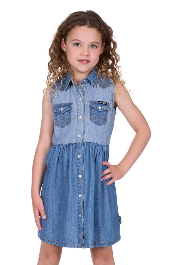 Wrangler - Kids - Joanna Denim Dress ~ Navy