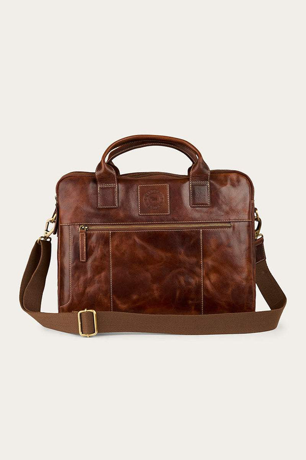 Ringers Western - Toro Leather Briefcase - Cognac