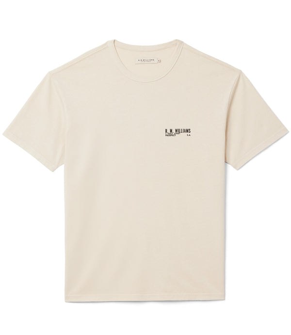R.M.Williams - Mens - Flinders T-Shirt - Sand