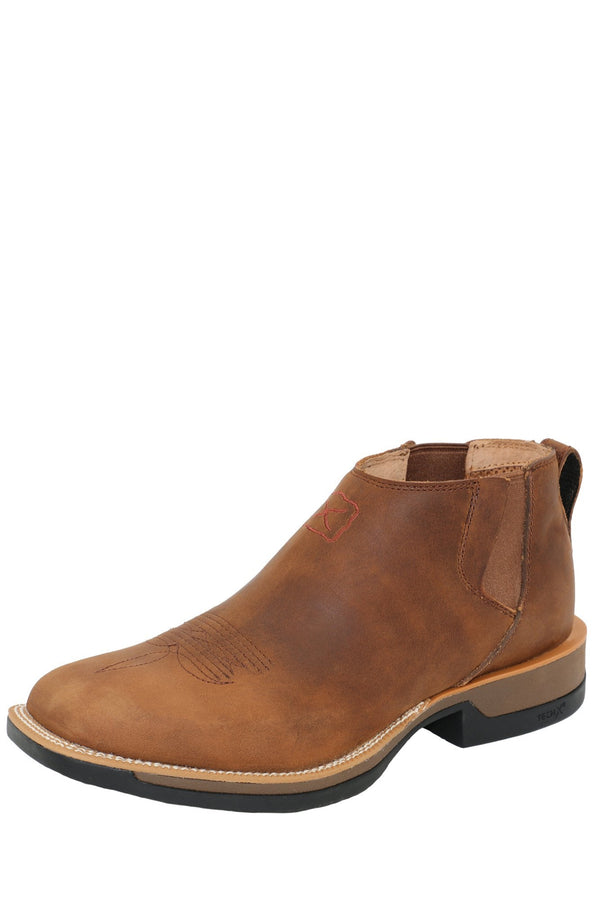 Twisted X - Mens - Chelsea 4 Tech X1 Boot - Rust Brown