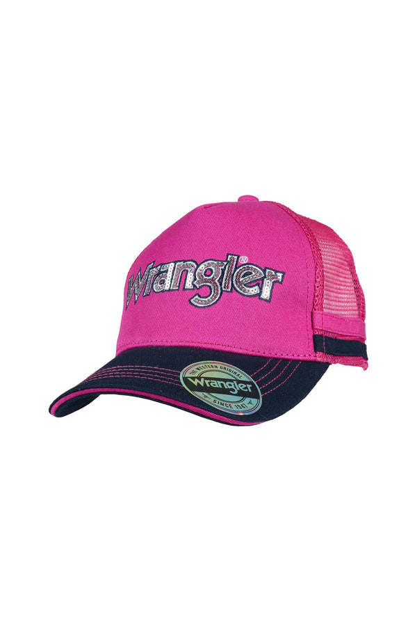 Wrangler - Kids - Marina Trucker Cap ~ Navy/Pink