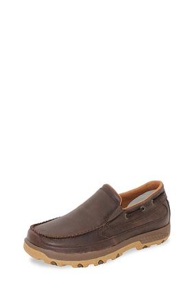 Twisted X - Mens - Mocs SlipOn Cell Stretch - Brown