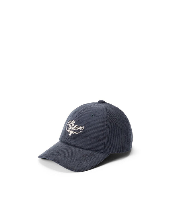 R.M.Williams - Corduroy Longhorn Cap - Navy
