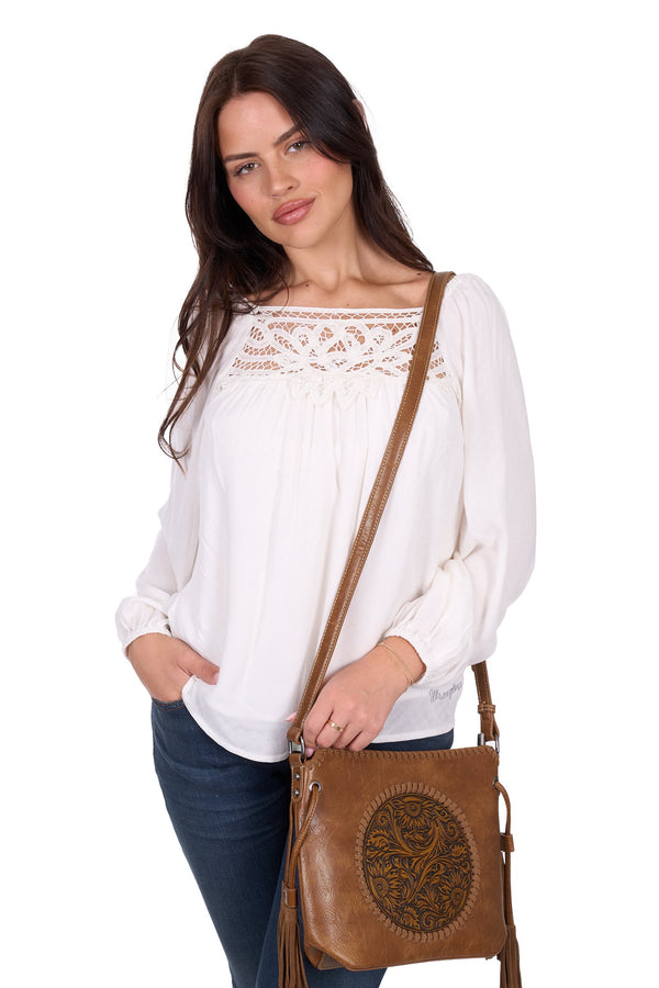 Wrangler - Womens - Daria L/Sleeve Blouse - Ivory