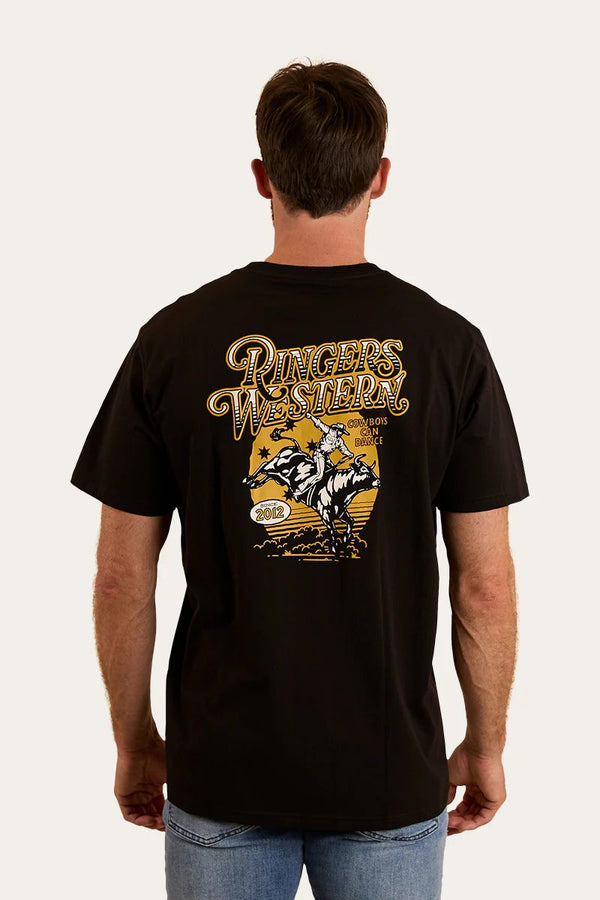 Ringers Western - Cowboys Can Dance Loose Tee - Black