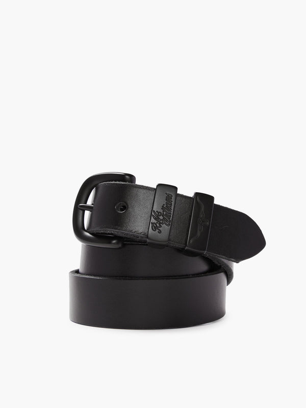 R.M.Williams - Drover Belt Slim BSD5YCH - Black/Black