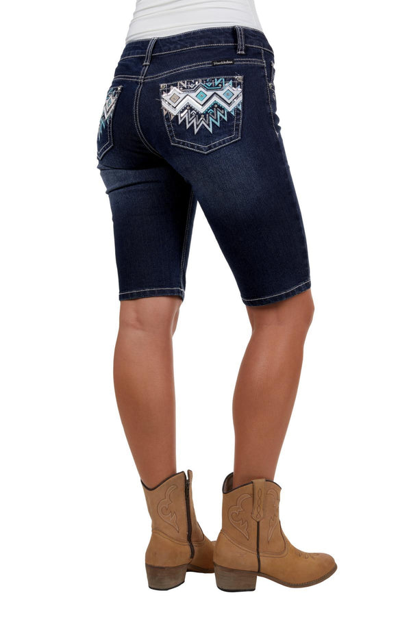 Pure Western - Womens - Serena Denim Short - Texas Sky