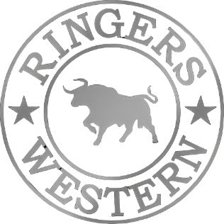Ringers Western - Classic Sticker - Silver