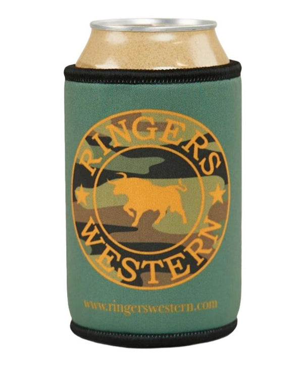 Ringers Western - Signature Bull Stubby Cooler - Leaf