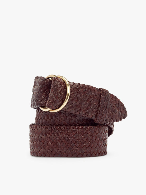 R.M.Williams - Plaited O Ring Belt CB083 - Brown