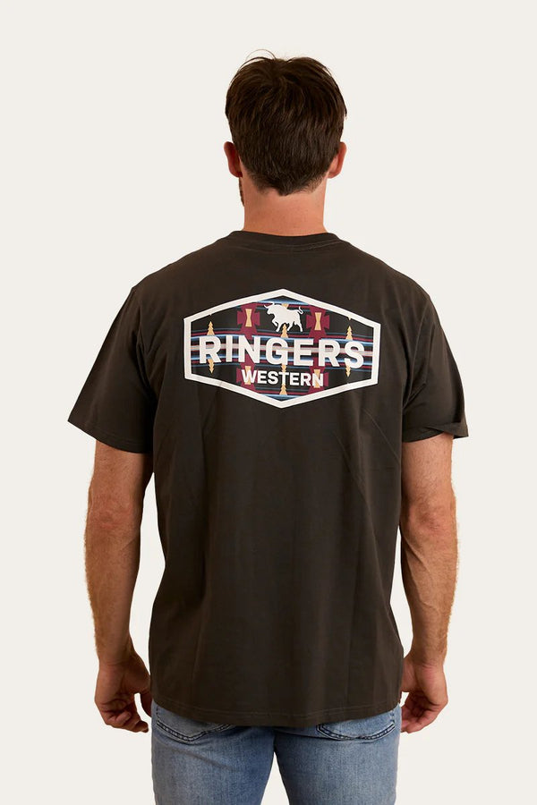 Ringers Western - Mens - Servo Loose Fit Tee - Charcoal/Multi