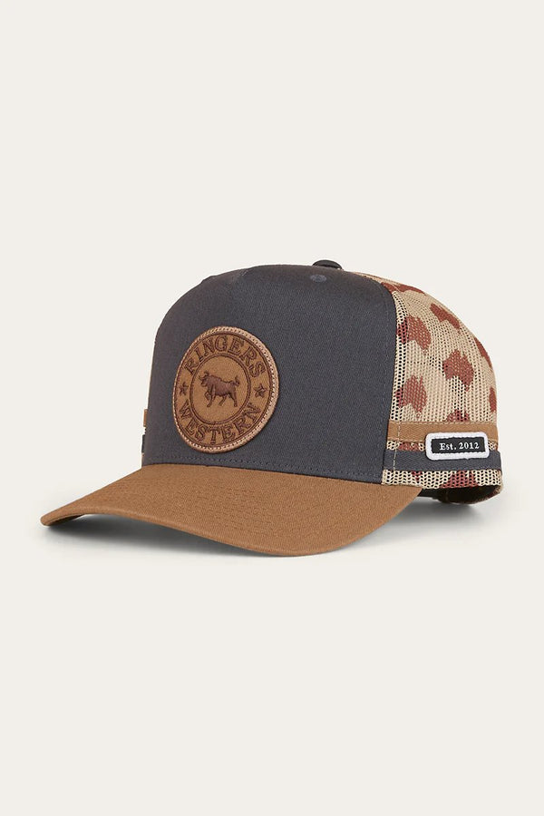 Ringers Western - Cap - Trucker - AussieRules - Charc/Clay