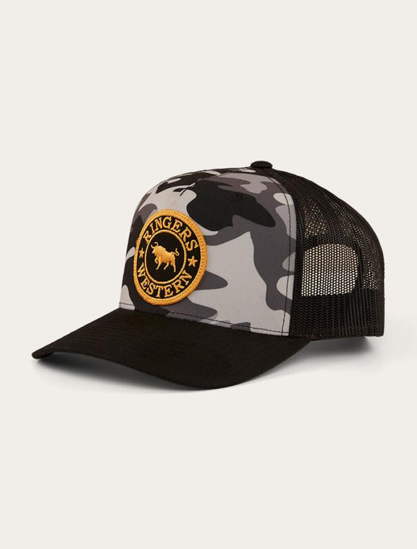 Ringers Western - Cap - Trucker - Grey Camo