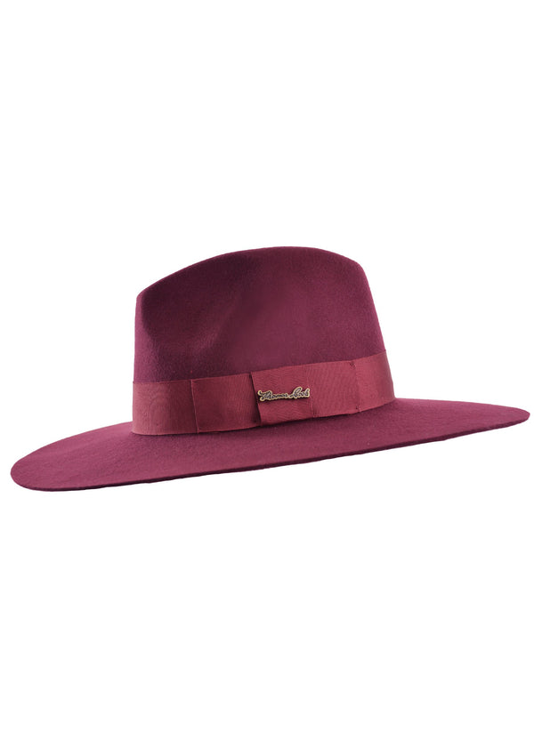 Thomas Cook - Augusta Crushable Wool Felt Hat - Wine