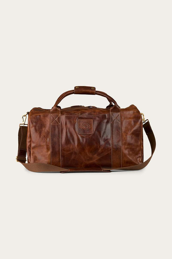 Ringers Western - Toro Gino Leather Overniter Bag - Cognac