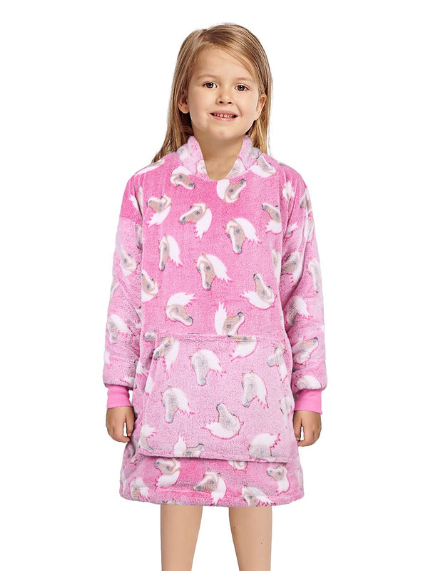 Thomas Cook - Snuggle Hoodie Horse - Kids ~ Pink