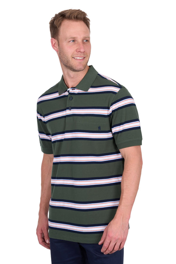 Thomas Cook - Mens - Chad Polo - Navy/Green