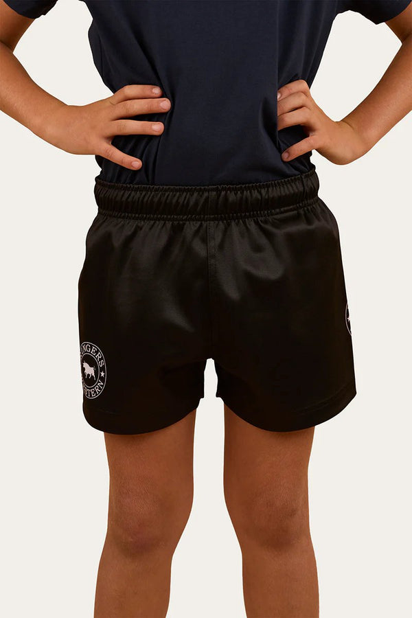 Ringers Western - Kids - Footy Short Ringers ~ Black