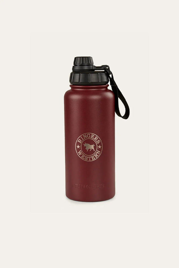 Ringers Western - Longview Drink Bottle - Maroon