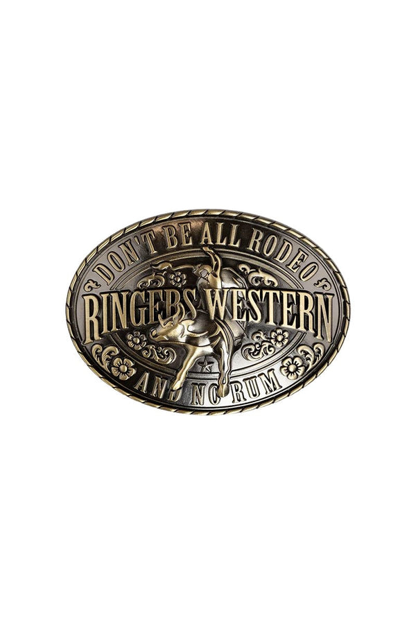Ringers Western - Talon Belt Buckle - Antique Brass