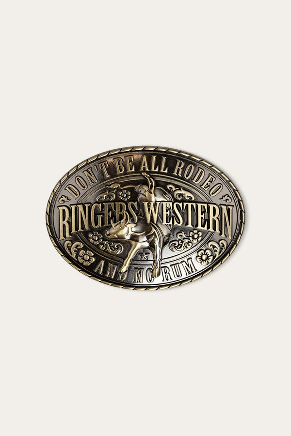 Ringers Western - Talon Belt Buckle - Antique Brass