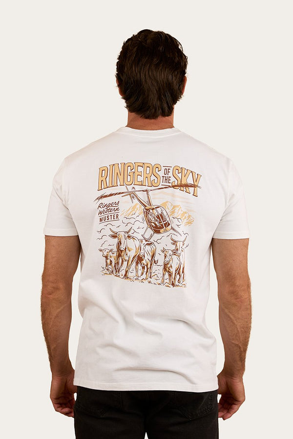 Ringers Western - Mens - Ringers Of The Sky Stock Tee - White