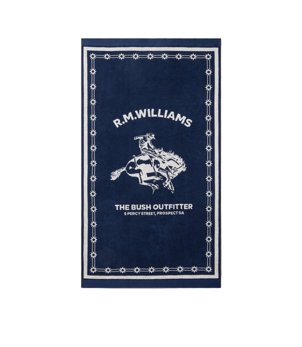 R.M.Williams - Towel - RMW - Cloudbuster - Navy