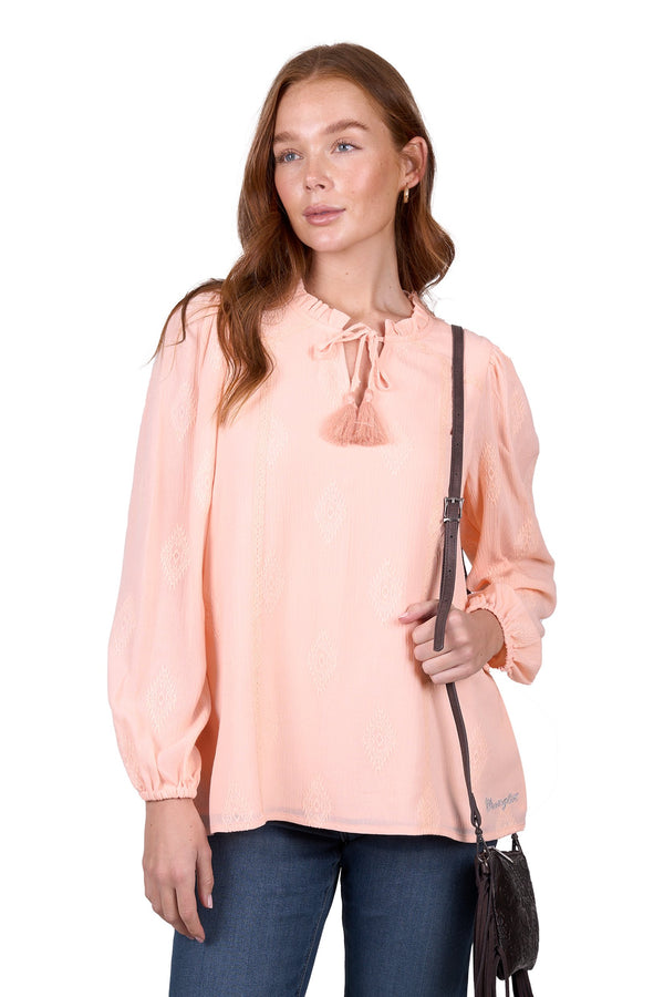 Wrangler - Neave L/S Blouse - Blush