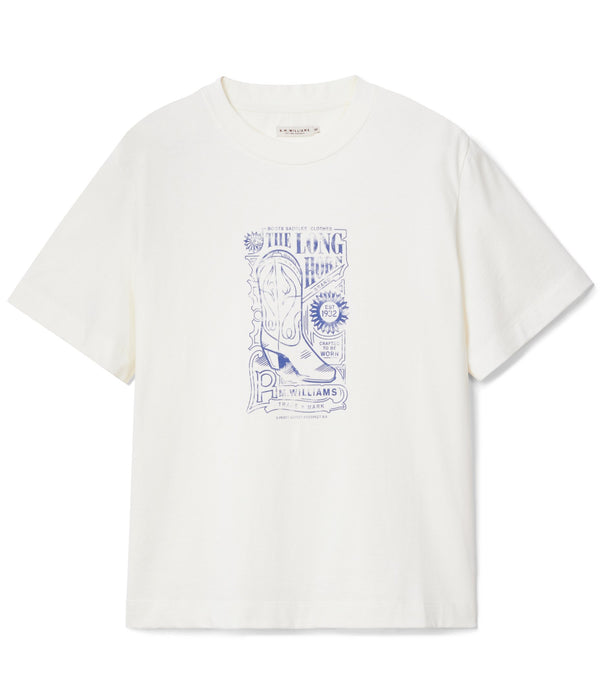 R.M.Williams - Womens - Rodeo Queen Print T-Shirt - Off White