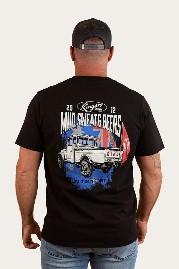Ringers Western - Mens - Mud Sweat Beers Loose Tee - Black
