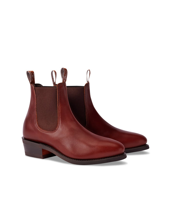 R.M.Williams - Lady Yearling - Mid Br - D - Rubber Sole