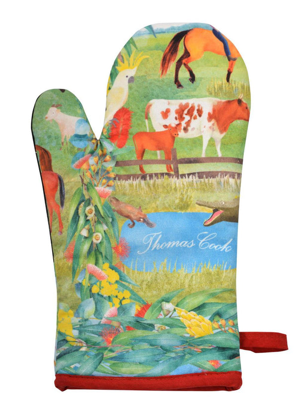 Thomas Cook - Oven Mitt & Pot Holder - Farmyard