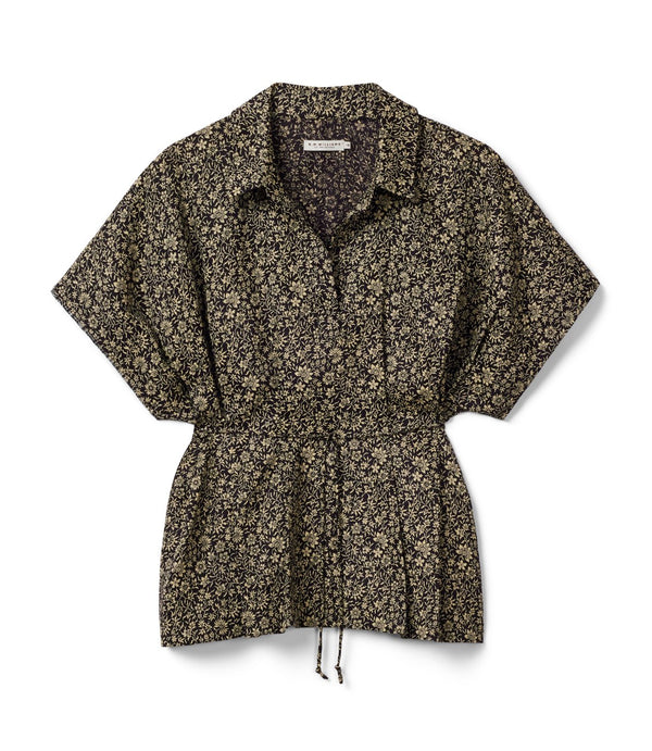 R.M.Williams - Womens - Tuross Linen Top - Expresso